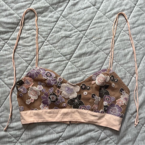 For Love And Lemons 🍋 Floral Tank Top XS - Picture 8 of 11